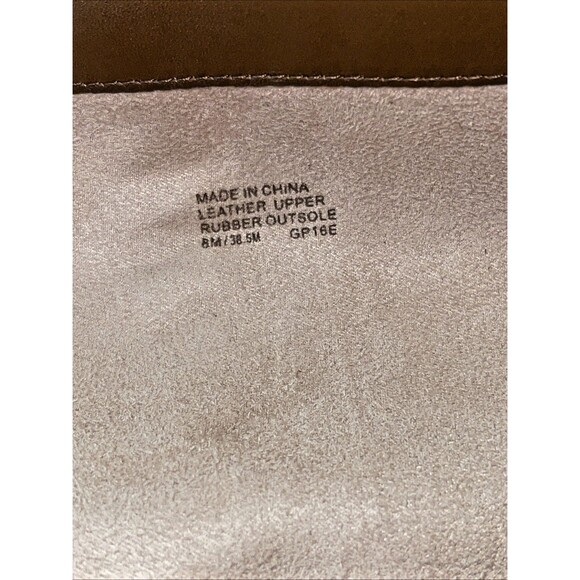 Michael Kors Boots Suede Leather Womens Over the Knee Size 8M Brown Whipstitch - Picture 3 of 14